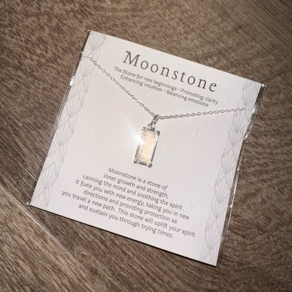 Moonstone Sterling Silver Necklace